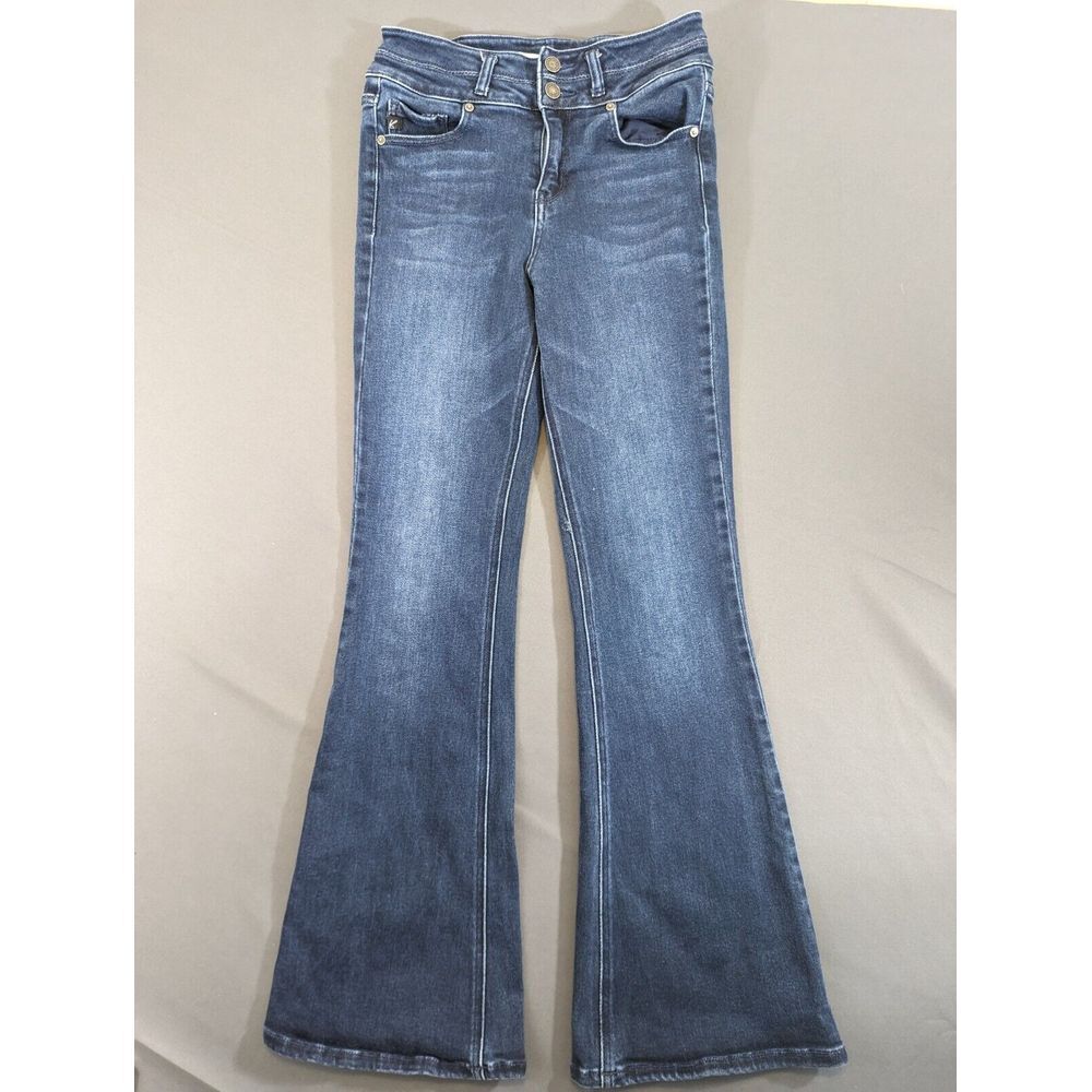 KanCan Blue Flare & Wide Leg Jeans